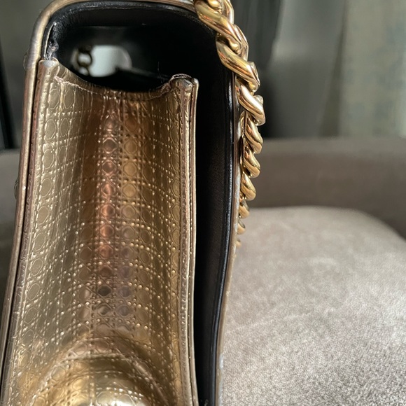 Dior Médium Micro Cannage diorama gold - Picture 3 of 5